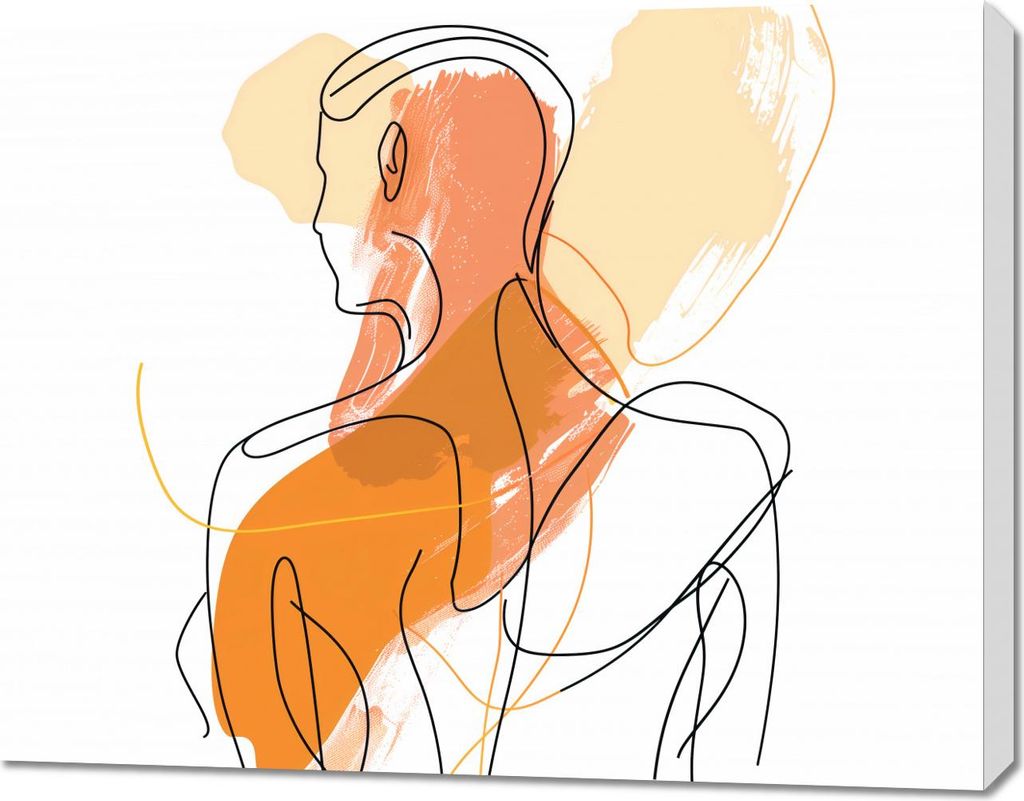 Bild 90x70cm Kontur Eigentum