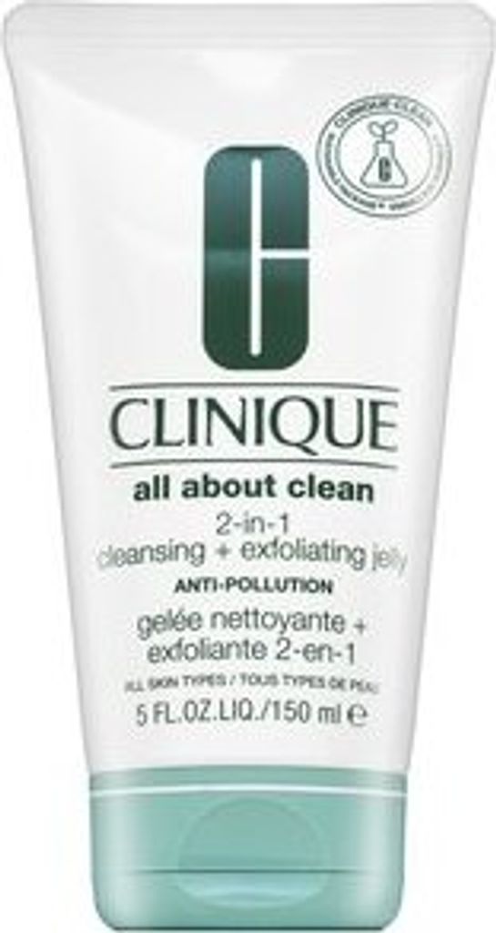 Clinique All About Clean 2-in-1 Cleansing + Exfoliating Jelly Reinigungsschaum für alle Hauttypen 150 ml
