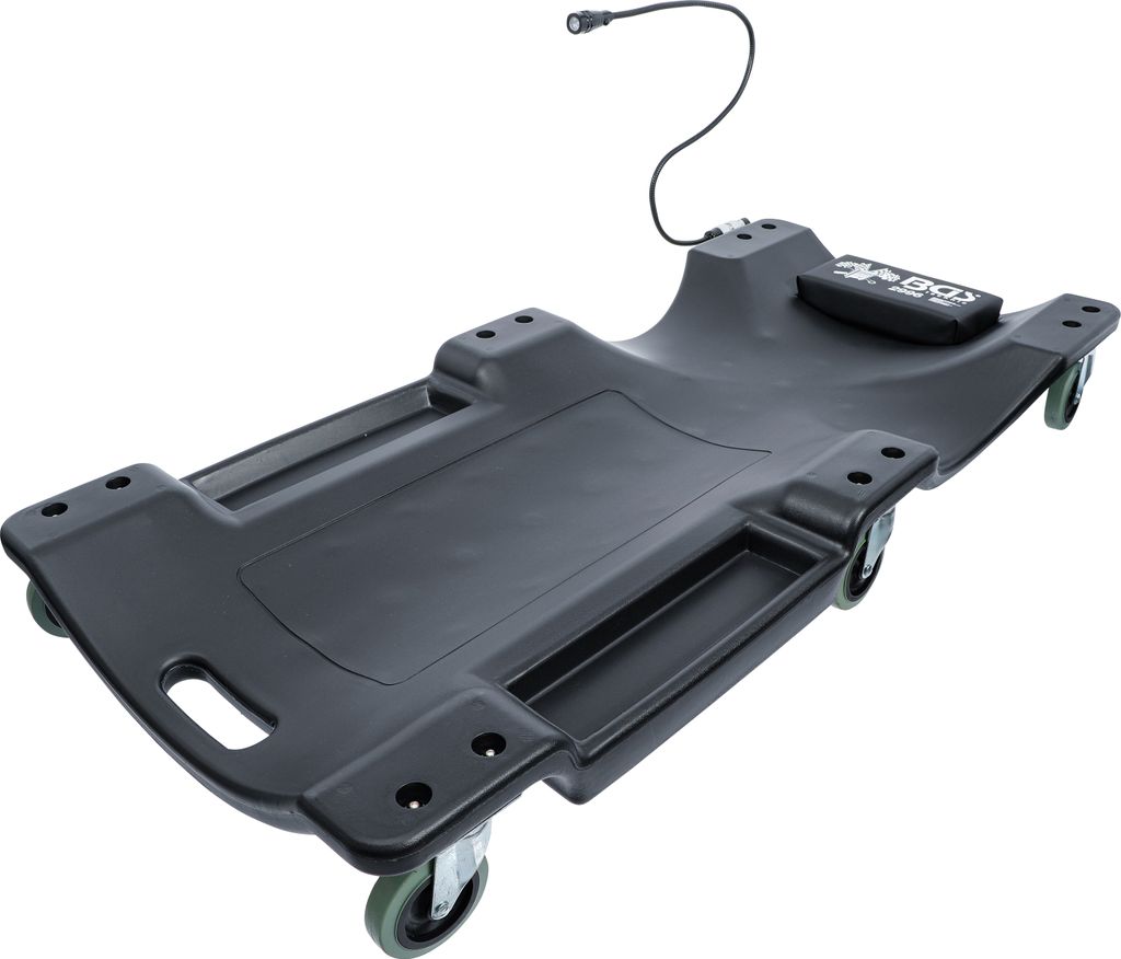 BGS 2996 Werkstatt-Rollbrett, 103x50x10 cm, mit Arbeitslampe