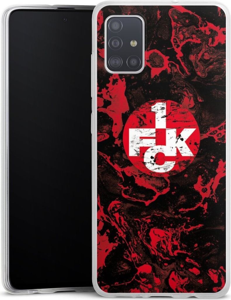 DeinDesign Slim Hülle für Samsung Galaxy A51 Silikon Case Ultra Dünn Handyhülle 1. FC Kaiserslautern 1. FCK Logo