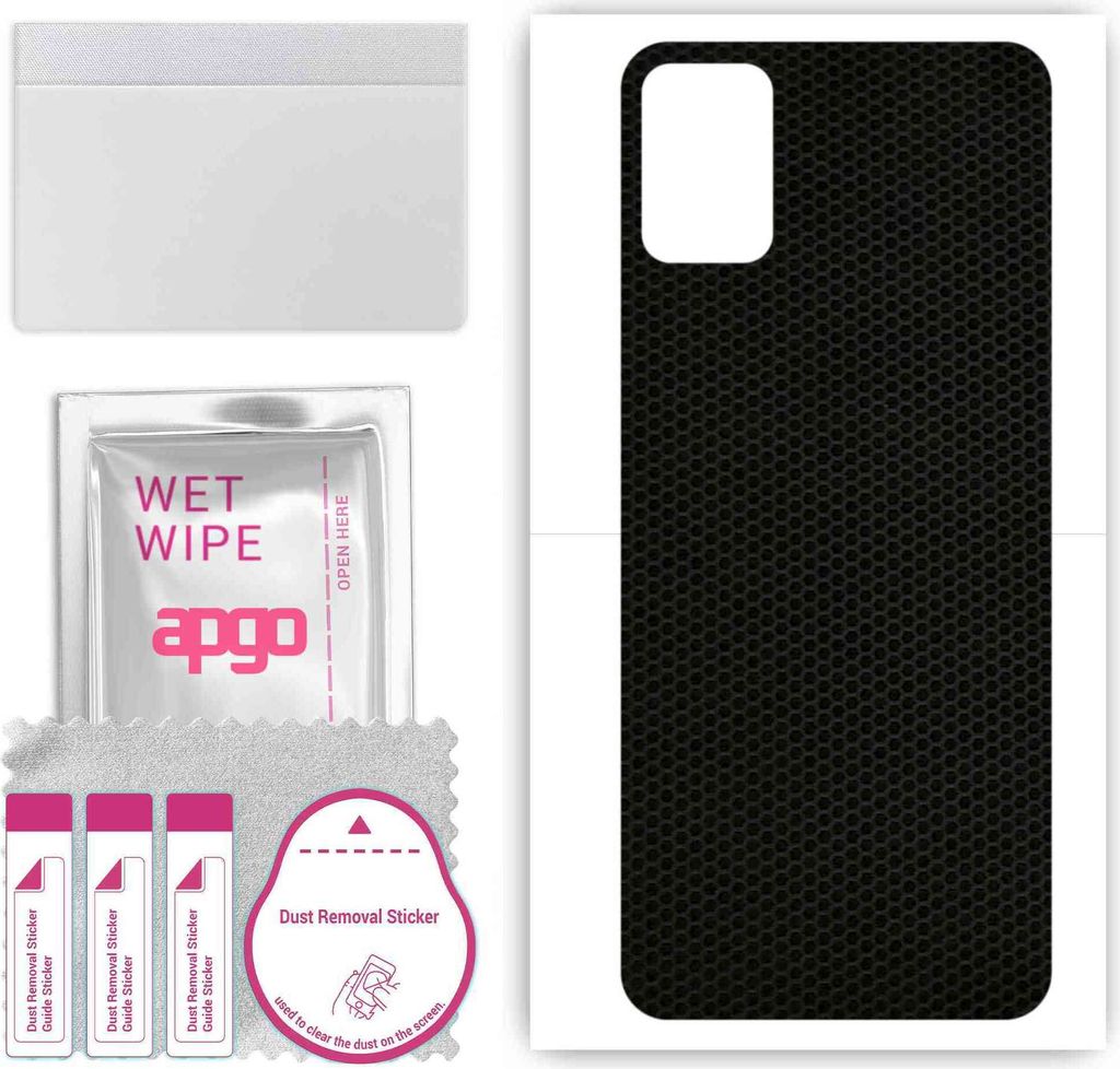 apgo Rückseite Schutzfolie, Skin, kompatibel mit Infinix Hot 11 Play, Hinten Displayschutzfolie aus Vinylfolie, kratzfest, einfache Montage - Matrix