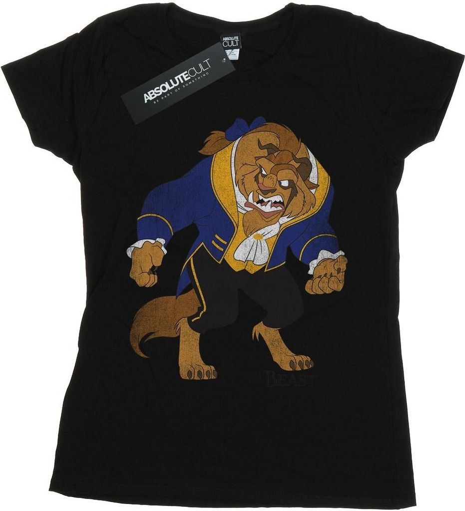 Beauty And The Beast - "Classic" T-Shirt für Damen BI552 (XXL) (Schwarz)