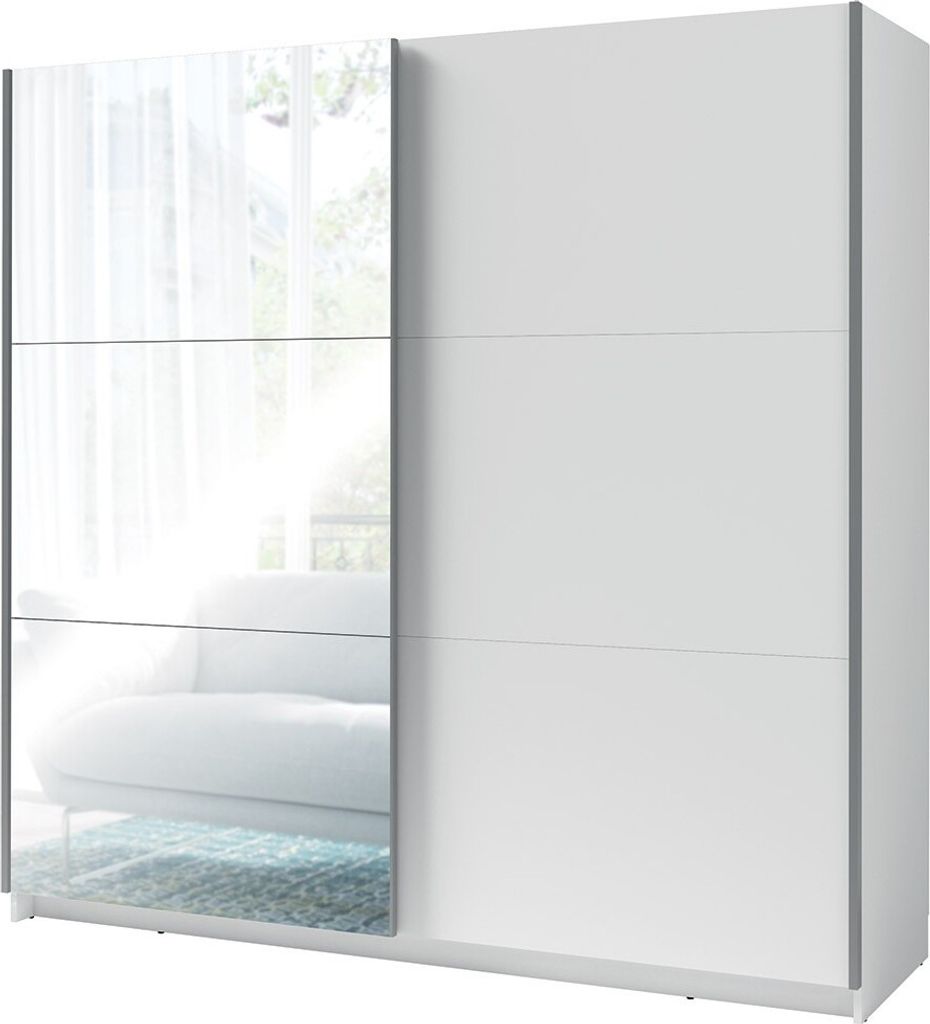 Armoire, garde robe 200 cm 2 portes coulissantes avec Image du produit 