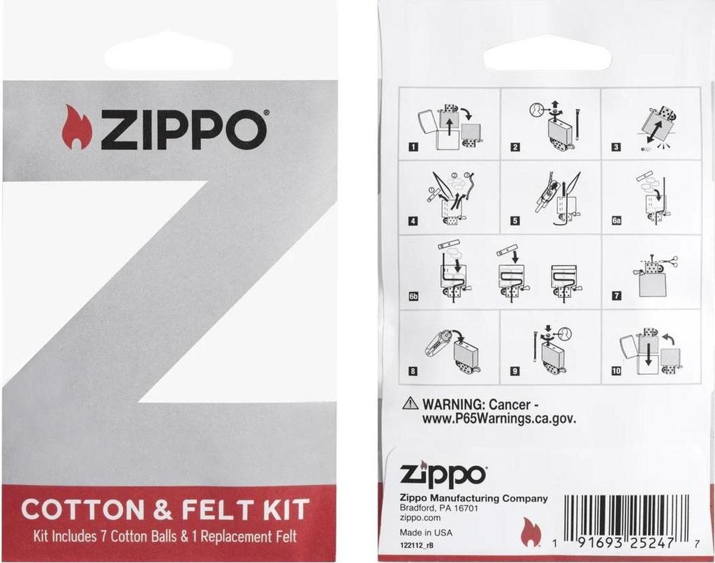 Zippo Vata a plsť 1 ks. | Originálne príslušenstvo pre Obrázok produktu 