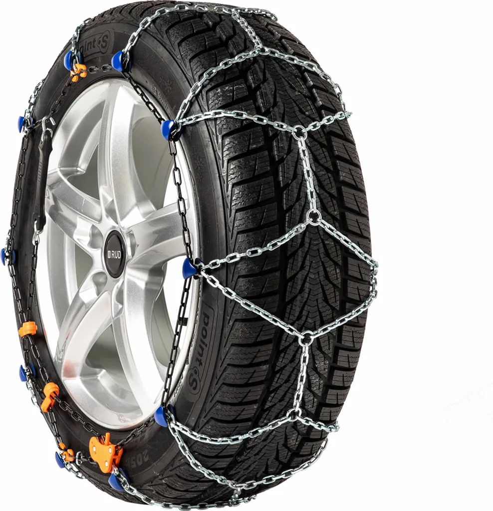 Paire de chaînes à neige métalliques CO6605 CAR1 RUD pour carrosserie