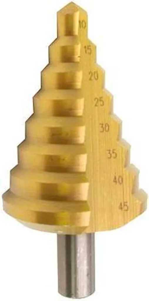 Punta Strend Pro a gradini SD41, 10-45 mm, TiN, HSS dritto, per metallo