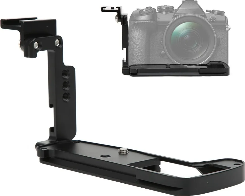 Support de poignée Plaque L pour Olympus E-M1 II avec Interface Arca - 2