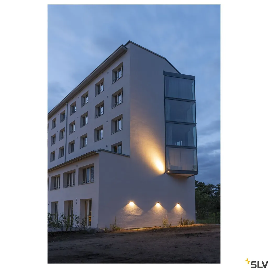 Luminaire extérieur IP55 LED Big Theo finition anthracite 13x13 cm