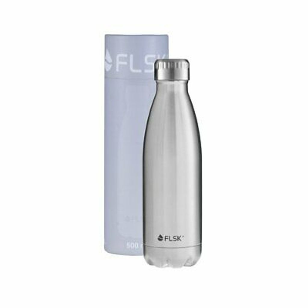 FLSK Trinkflasche Isolierflasche Edelstahl 500ml Doppelwandig Thermoflasche 