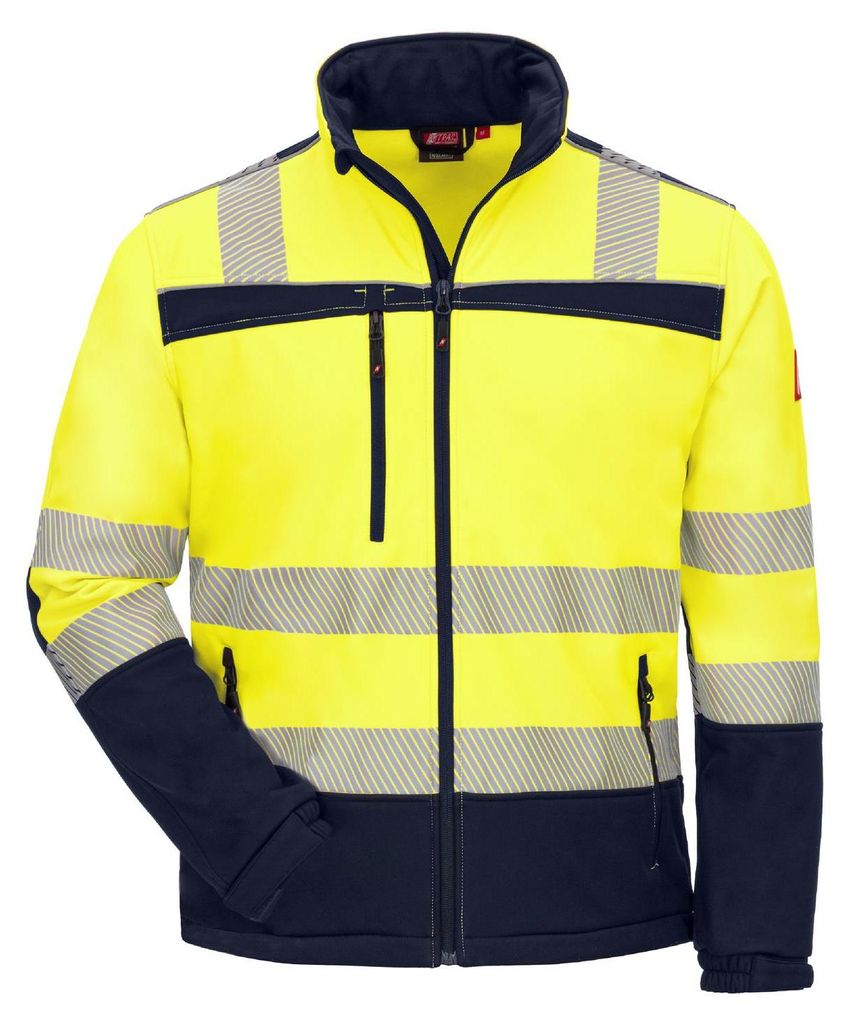 NITRAS Warnschutz Softshelljacke MOTION TEX VIZ Gr. 5XL gelb
