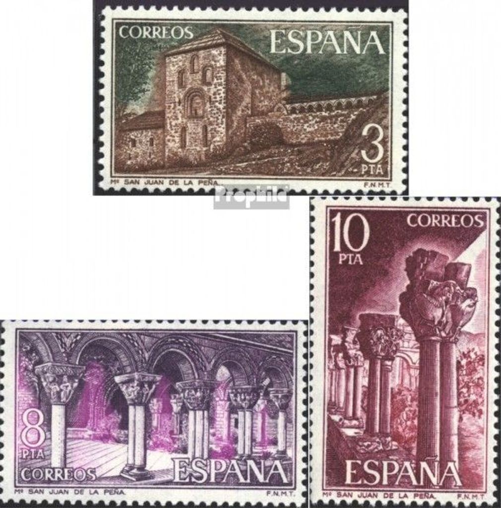 Briefmarken Spanien 1975 Mi 2190-2192 (kompl.Ausg.) postfrisch Uruguay