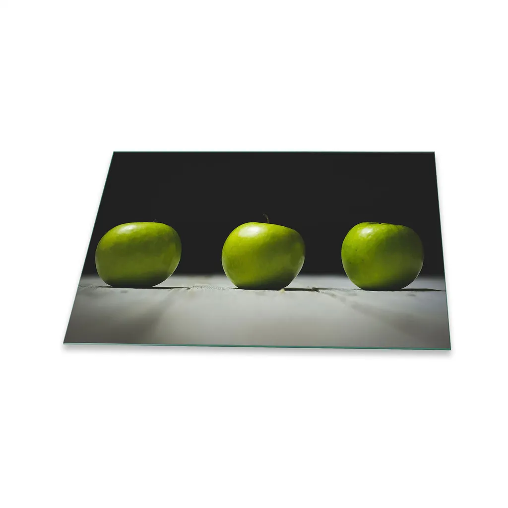 Piastra di copertura del piano cottura in ceramica 1 pezzo 80x52 verde mela copertura dell'alzatina in vetro