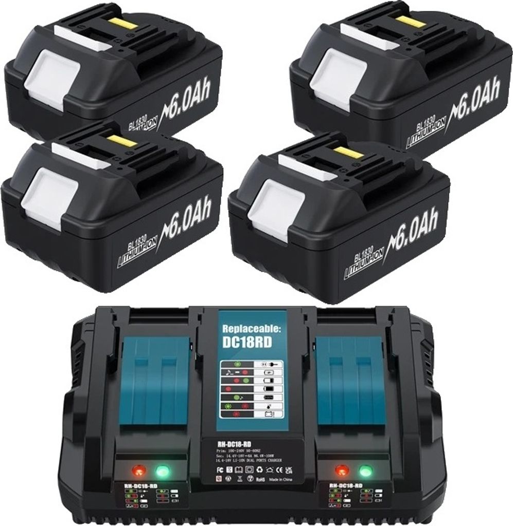 Náhradní baterie Makita 18V, kapacita 60 Ah, kompatibilní s Obrázek produktu 