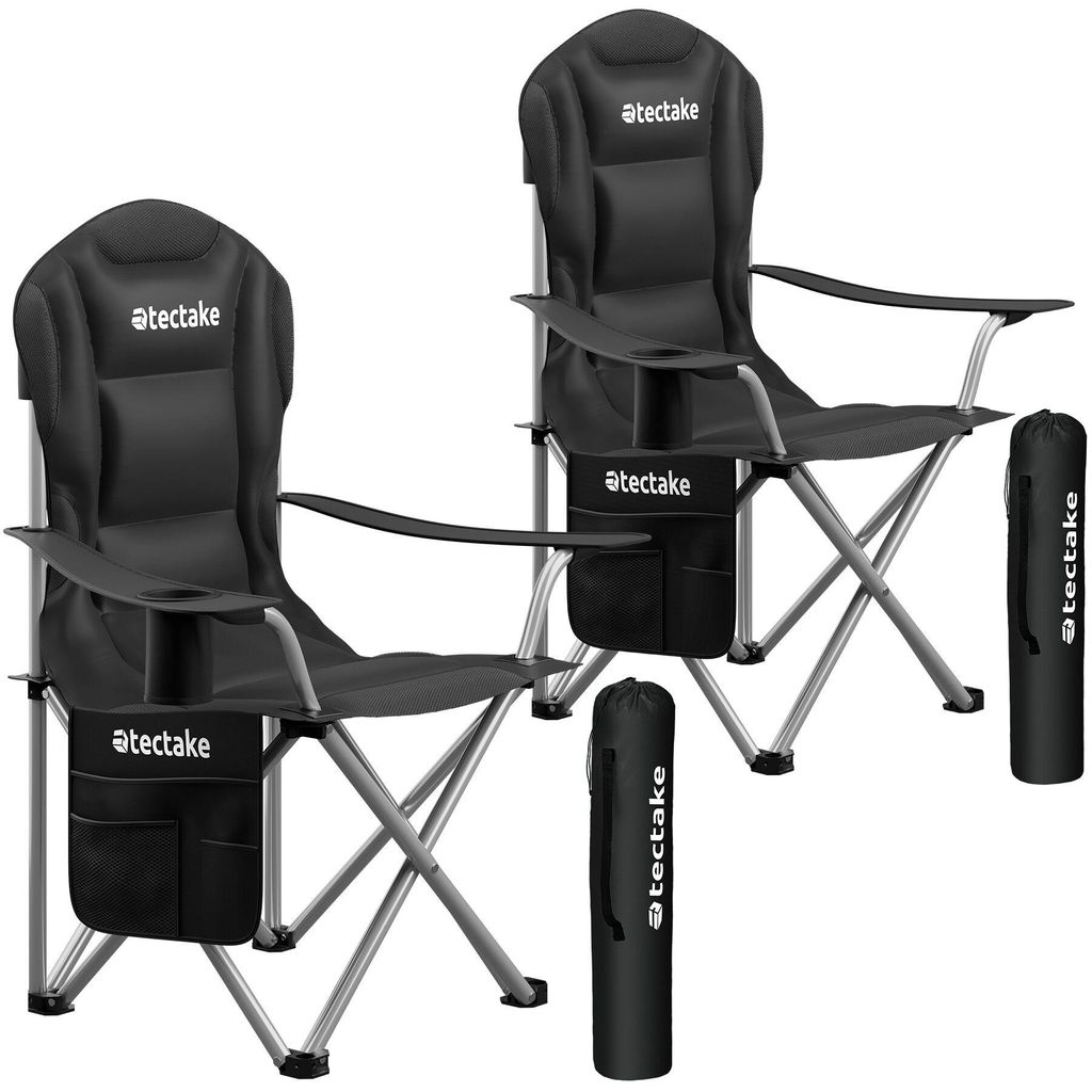 Chaise de camping rembourrée pliable MTX - Lot de 2 Image du produit 