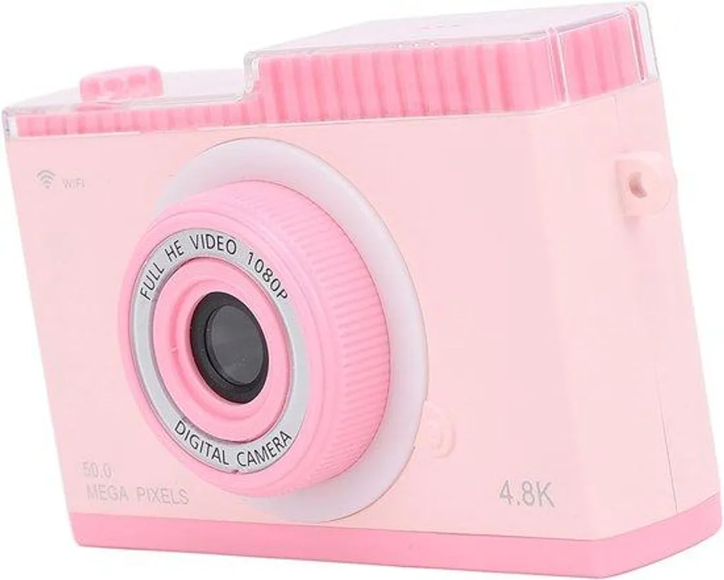 Appareil photo 48 mégapixels rose zoom 8x et vidéo Full HD avec filtres