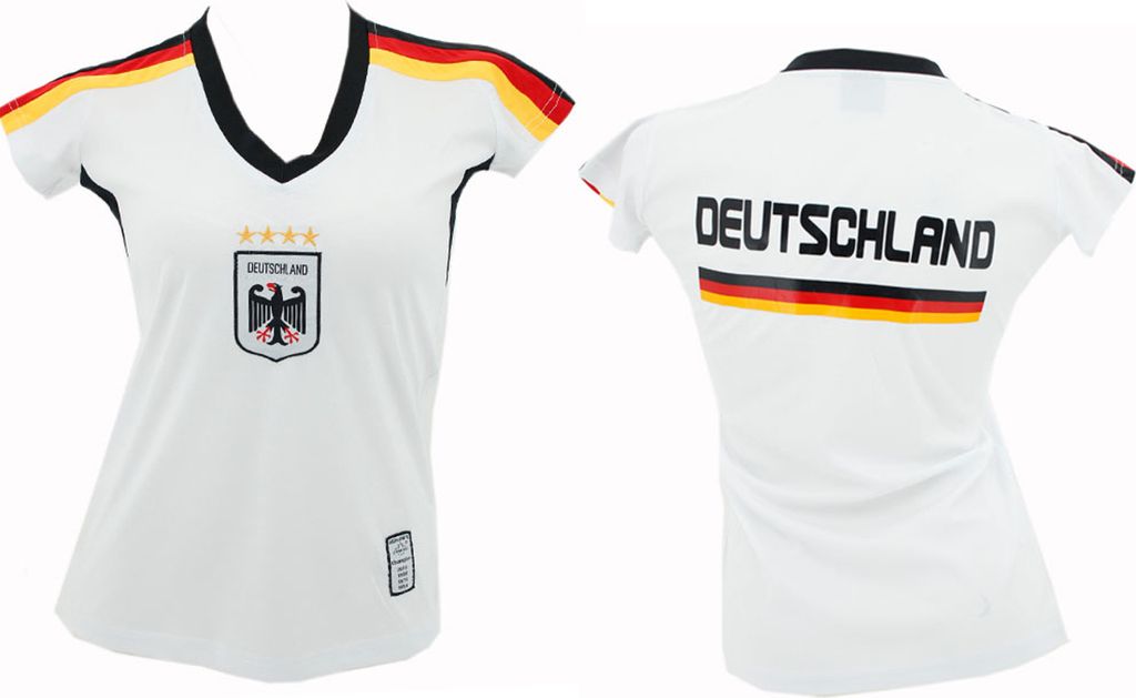 Antonio Frauen Fussball Trikot Deutschland - weiß Gr. XS Produktbild 