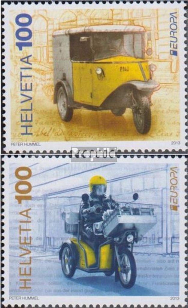 Briefmarken Schweiz 2013 Mi 2292-2293 (kompl.Ausg.) gestempelt Post