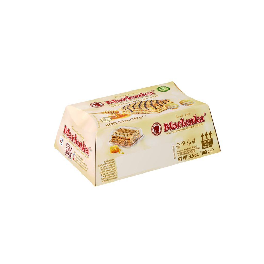 MARLENKA® Honigtörtchen mit Walnüssen – Honigkuchen, Torte, Produktbild