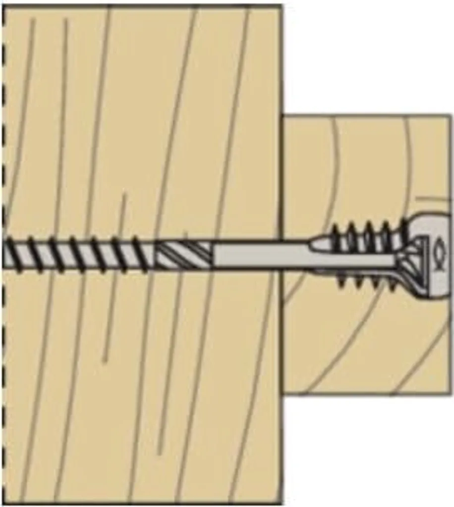 Vis de réglage pour bois fischer FAFS 5,0x120 mm TX25 - Montage à distance