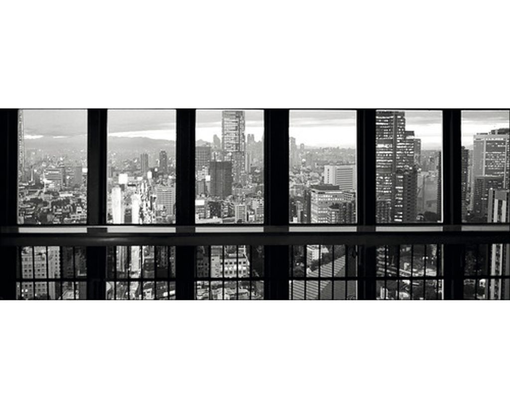 Glasbild View of Manhattan II 80x30 cm