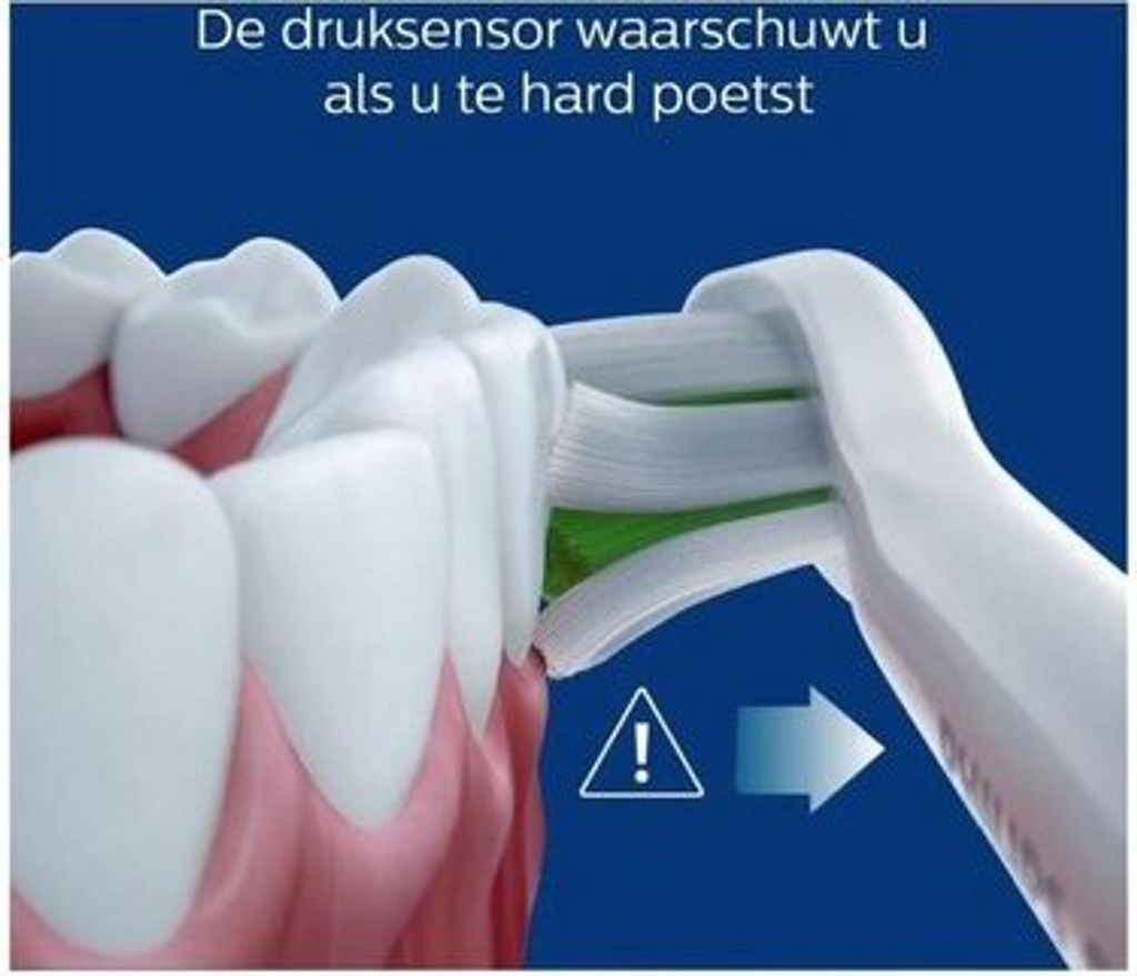 Philips 4500 series HX6833/28, Erwachsener, Schallzahnbürste, Tägliche Pflege, Whitening, 62000 Bewegungen pro Minute, Blau, 2 min