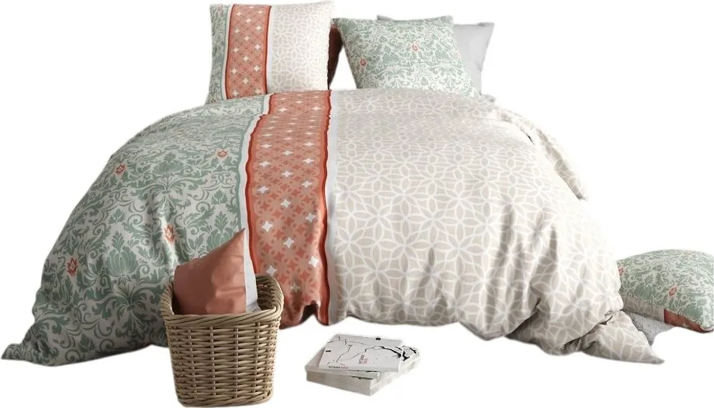 Housse de couette Arabesque douce et anti-plis pour un lit impeccable