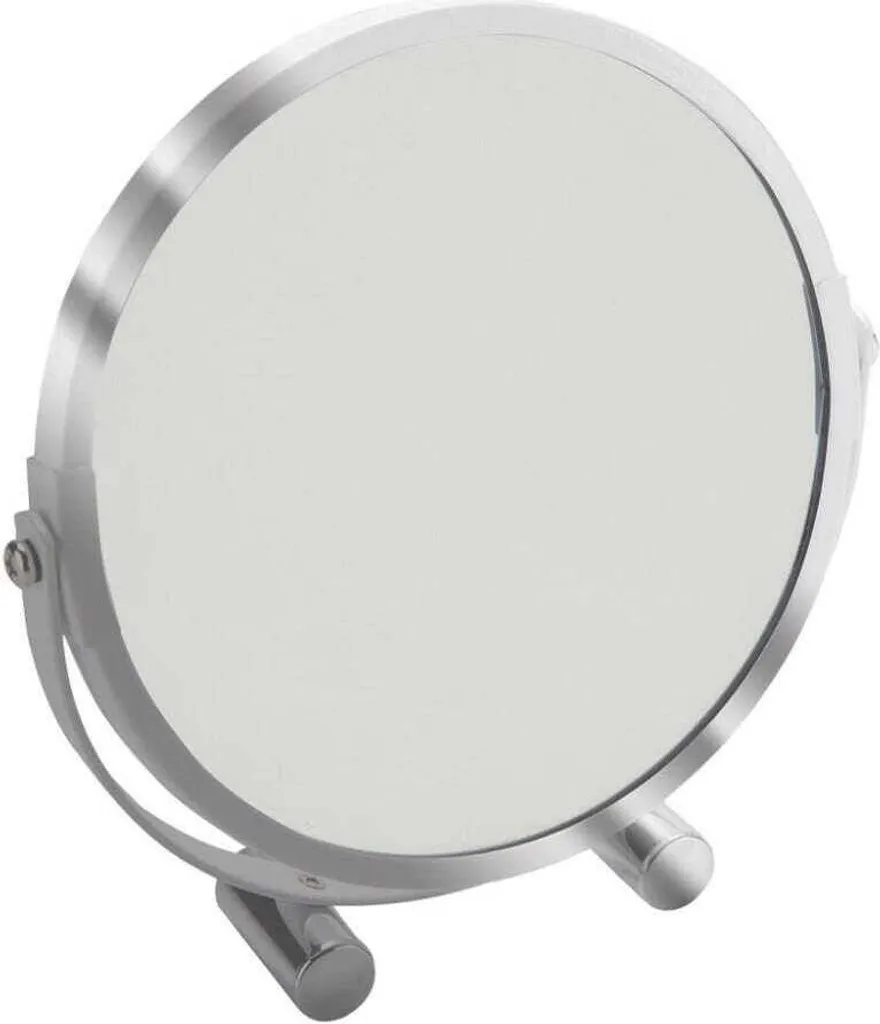 Specchio Trucco Design Cromato | Accessorio Bagno Elegante 5x