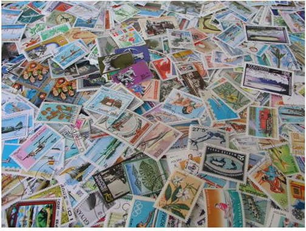 4000 verschiedene Motiv-Briefmarken Großformate aus allen Produktbild 