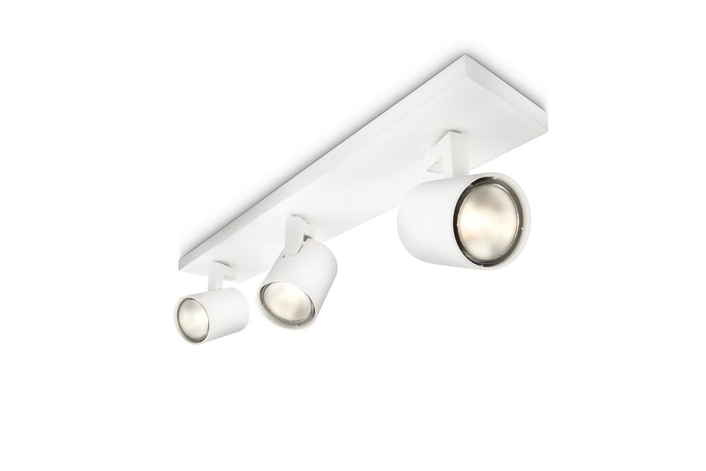 Philips myLiving Runner Decken-/Wandspot, 3x, Strahler Oberflächenbeleuchtung, GU10, 3 Glühbirne(n), LED, 220-240 V, Weiß