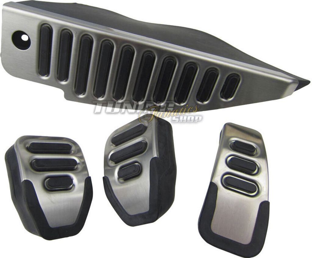 Original Audi Edelstahl Pedale + Fußstütze Stütze Audi A4 S4 8E B6 B7 8H = RHD