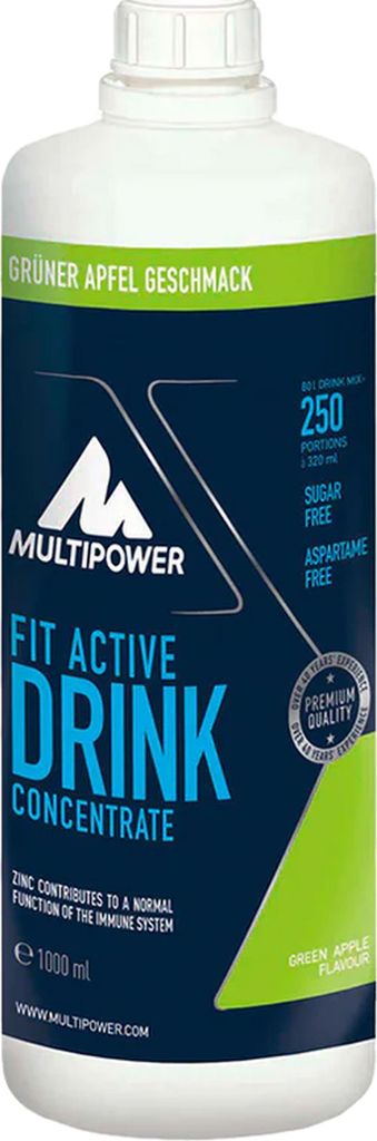 Multipower Fit Active Drink Concentrate- 1000 ml Grüner Produktbild 