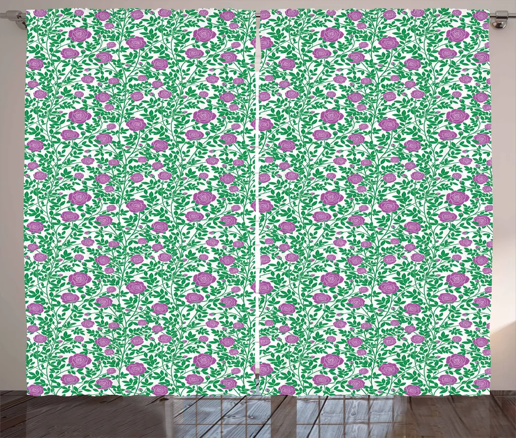 Tenda Universale ABAKUHAUS 280x175 - Verde Fucsia e Rosa Rustico