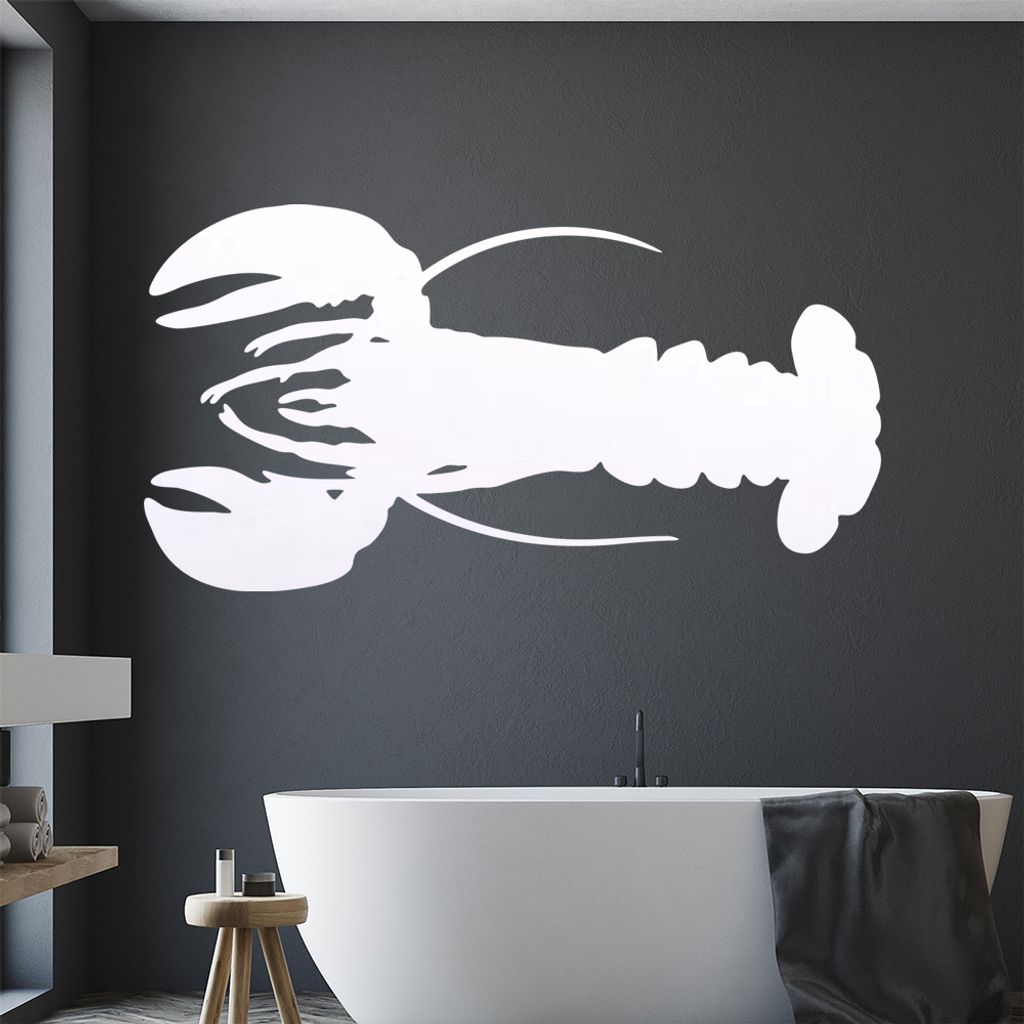 KIWISTAR Krebs - Sternzeichen Krabbe Meer Wandtattoo in 6 Größen - Wandaufkleber Wall Sticker - Dekoration, Küche, Wohnzimmer, Schlafzimmer, Bad...