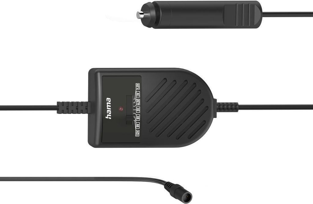 Hama 00223619, Auto, Zigarettenanzünder, 12 V, Schwarz Produktbild 