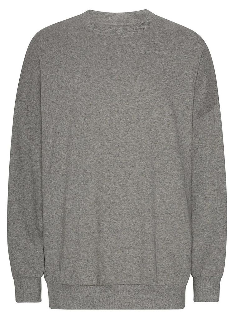 Tiger Baumwolle by Neutral - Sweatshirt für Herren/Damen Uni, Übergroß LT3906 (L) (Grau)