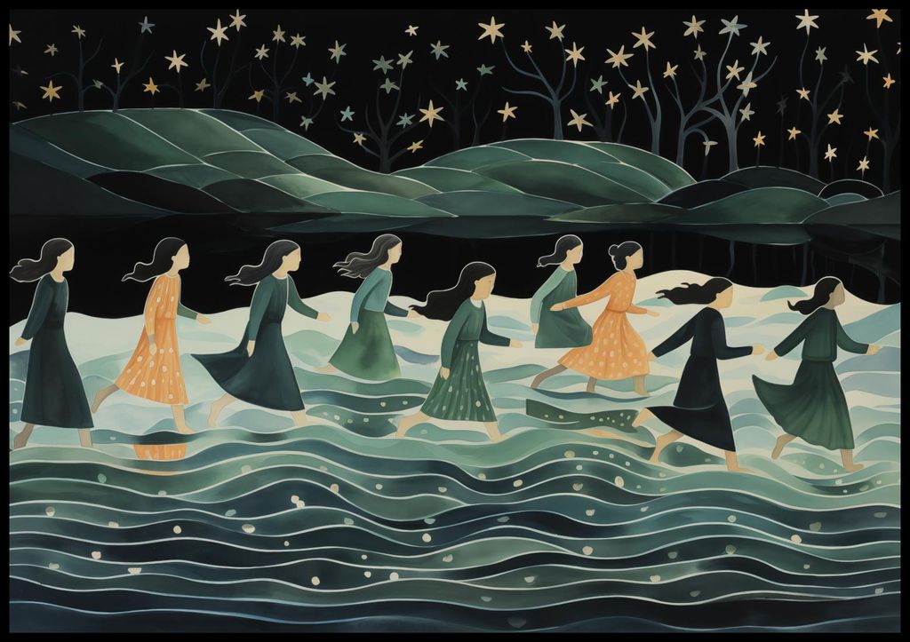 Plakat 100x70cm Nachtprozession