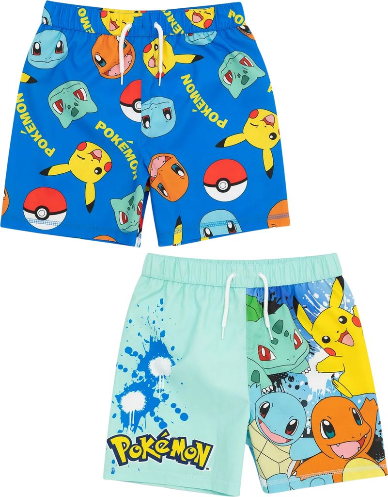 Pokemon - Chlapčenské plavecké šortky (2-pack) NS6957 (140) Obrázok produktu 