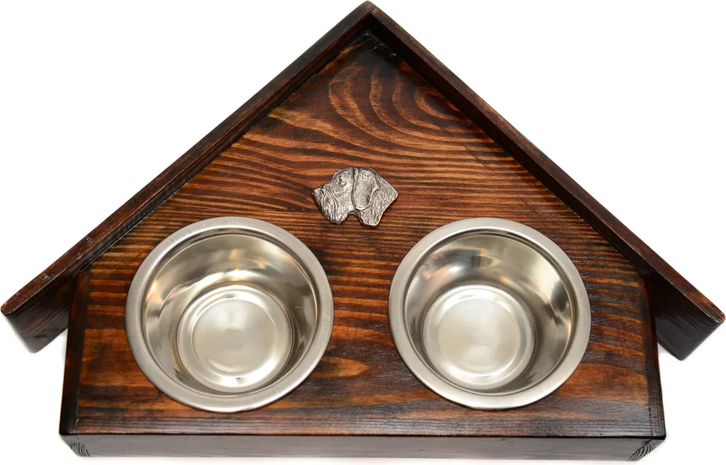 Ciotole Decorative Cane Deutsch Drahthaar in Legno Art-Dog | Luxury Pet