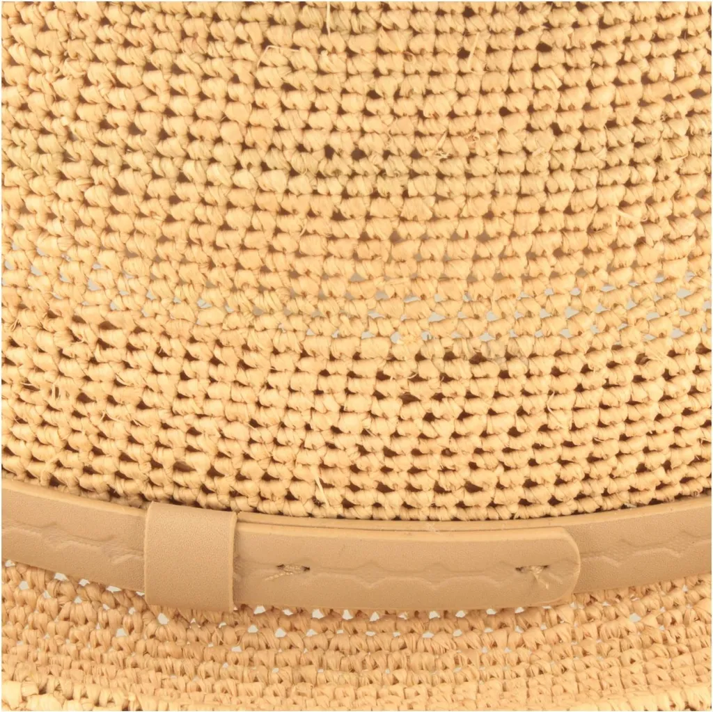 Chapeau Pork Pie en Paille et Raphia : Anti-Écrasement et Durable - 3
