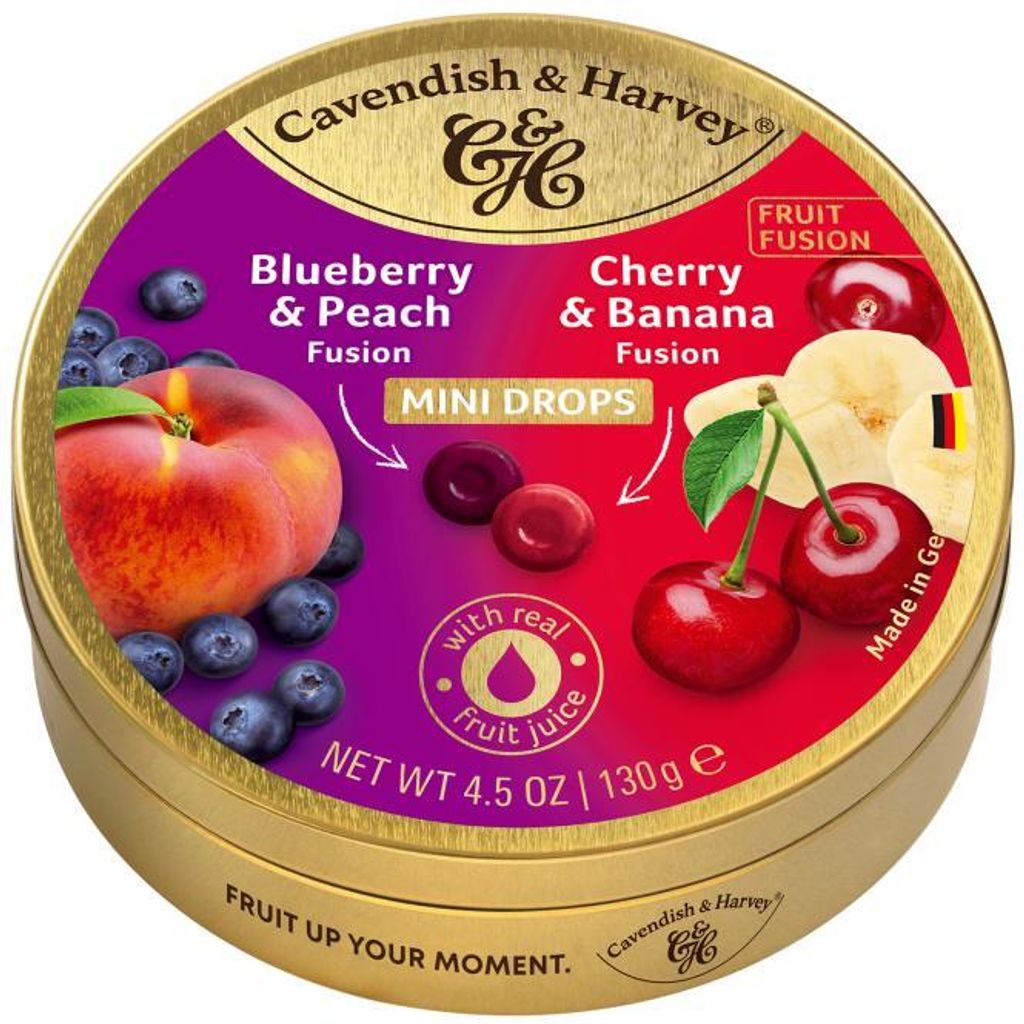 Cavendish & Harvey Blueberry & Peach Fusion & Cherry & Produktbild 