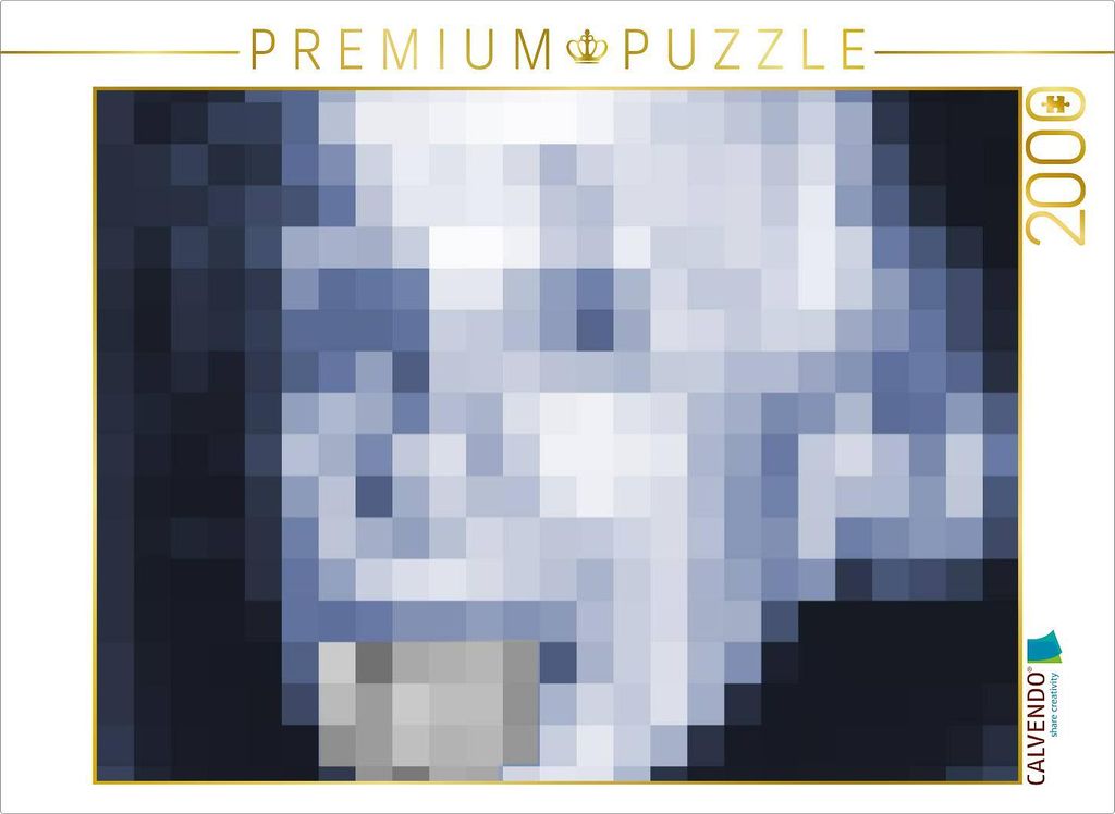 CALVENDO Puzzle Einstein 2000 Teile Puzzle quer | 2000 Teile Lege-Größe 90x67cm Foto-Puzzle für glückliche Stunden