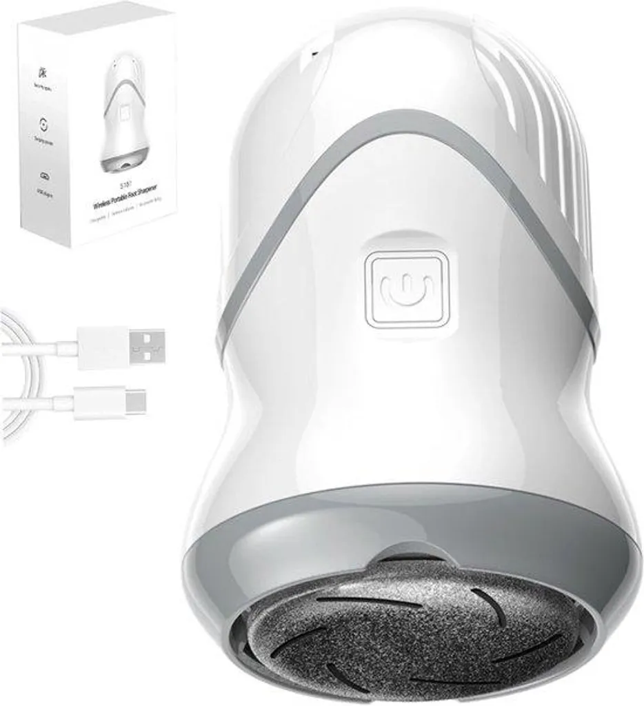 Râpe à pieds électrique rechargeable USB pour pédicure complète à domicile