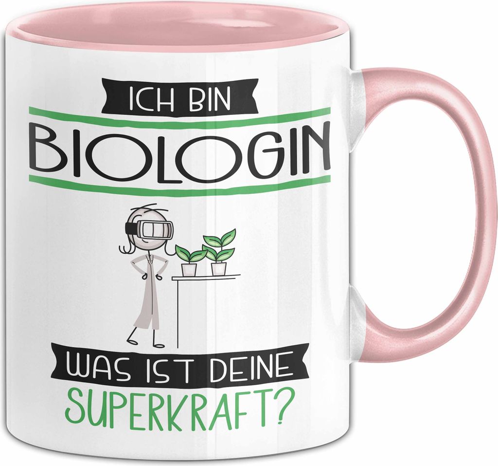 Biologin Geschenk Tasse Ich Bin Biologin Was Ist Deine Produktbild 