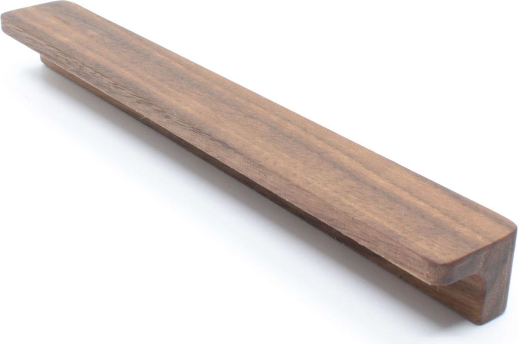 Möbelgriff BA 650mm, Griffstange aus massivem Nussbaum, Holzgriff für Küche