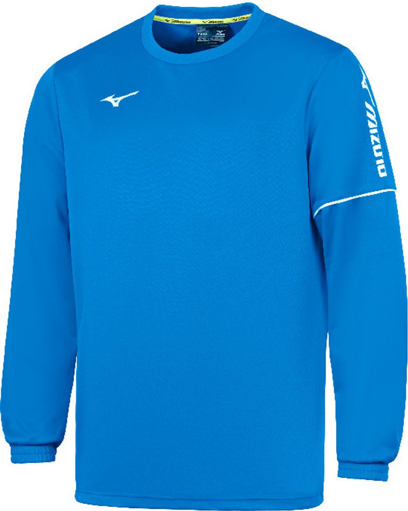 Mizuno Unisex TEAM SENDAI TRAIN.R.NECK SWEAT - P2EC2A40, Farbe:Blau, Textil:3XL
