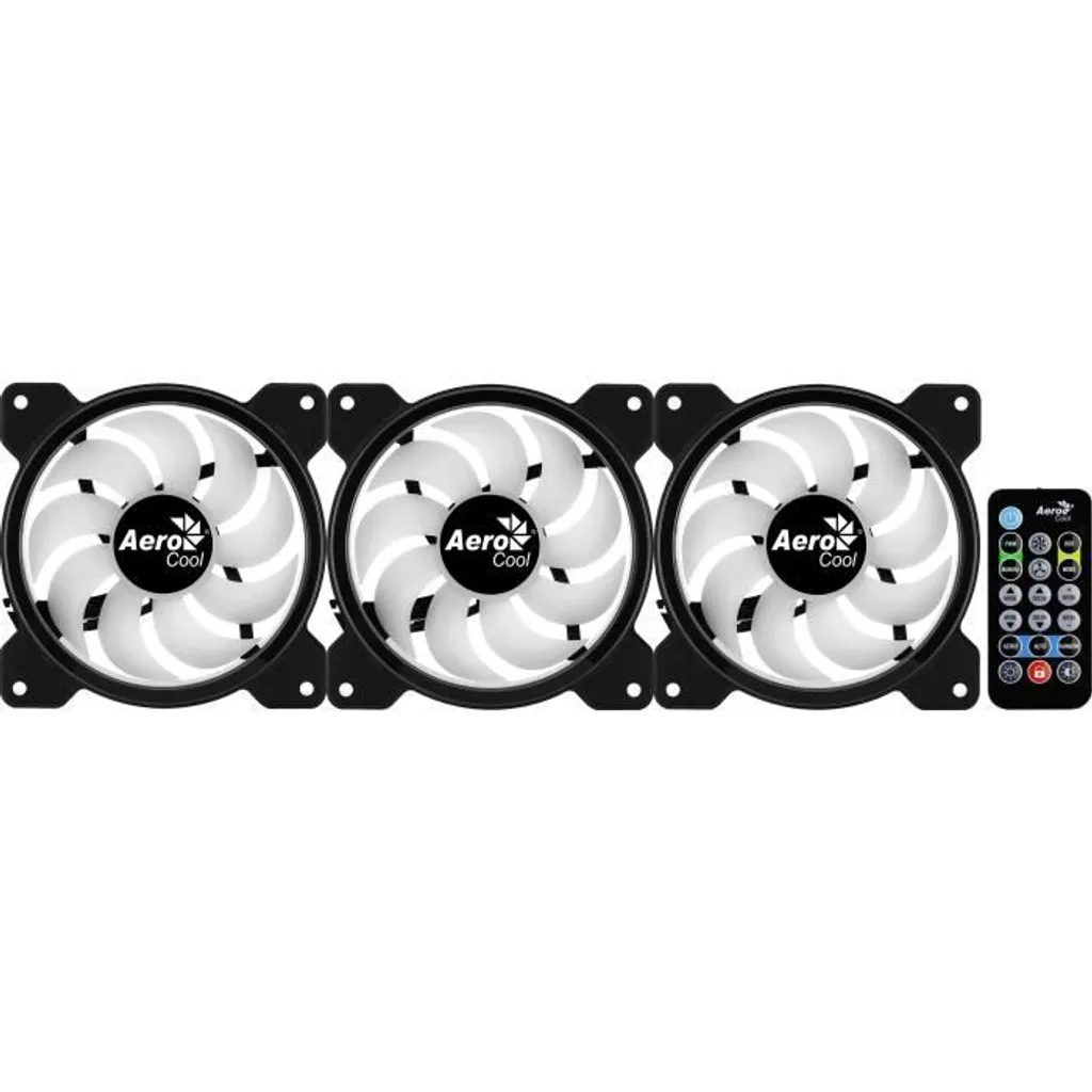Aerocool Saturn 12F Pro Pack de 3 Ventilateurs LED ARGB 120mm - 2