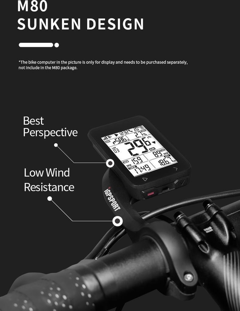 iGPSPORT bike computer mount, front M80 Obrázok produktu 