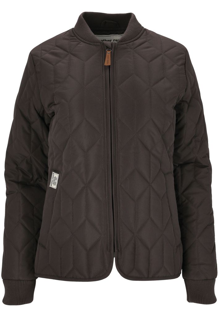 WEATHER REPORT Steppjacke Piper mit elastischen Bündchen 1098 Shale Mud 44