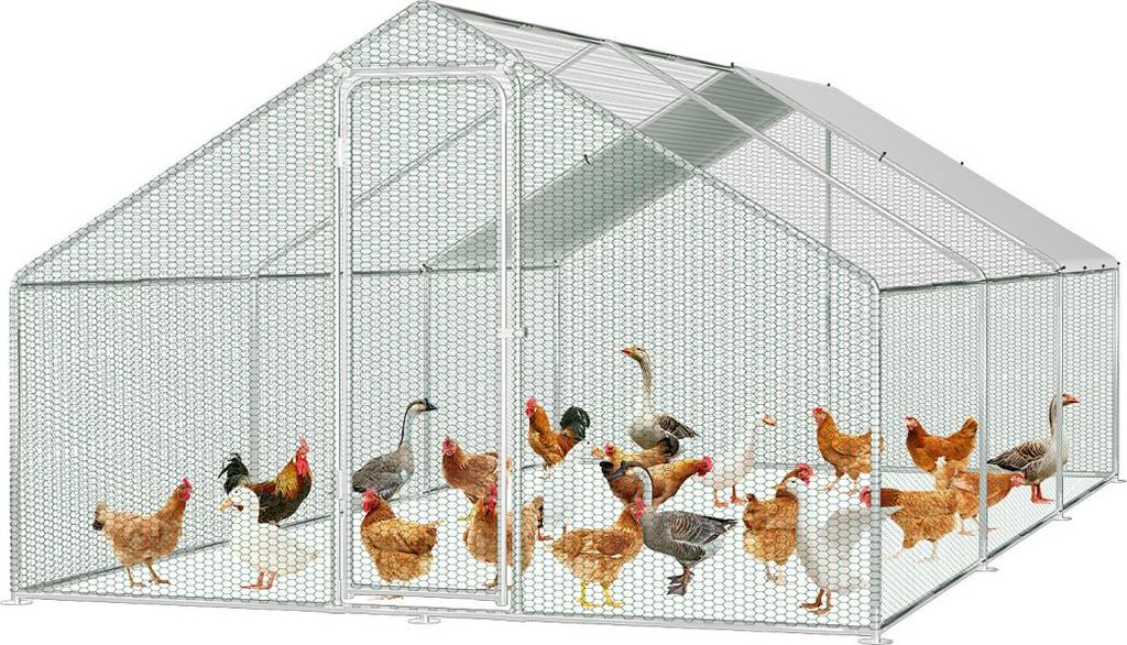 Recinto ruspante Izrielar 3x6x2m - pollaio in metallo con Immagine del prodotto 