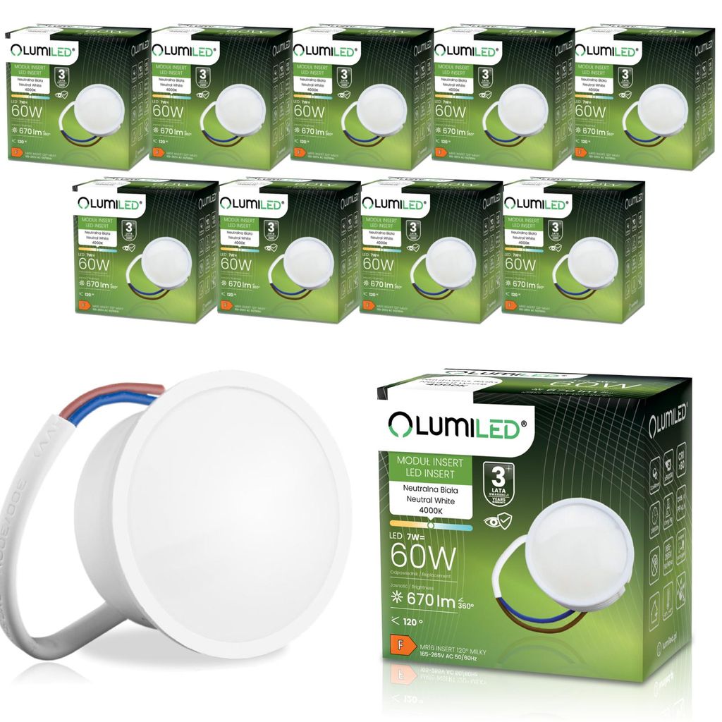 A collage of product packaging and a single product.